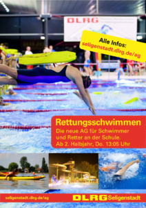 DLRG Seligenstadt Einhardschule Merianschule SchwimmAG